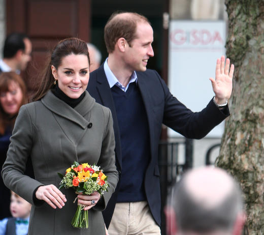 Kate Middleton and Prince William in Caernarfon