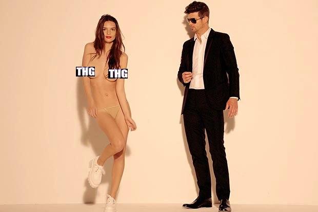 Robin Thicke Being Kind of Shady - The Hollywood Gossip