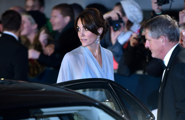 Kate middleton close up at spectre premiere