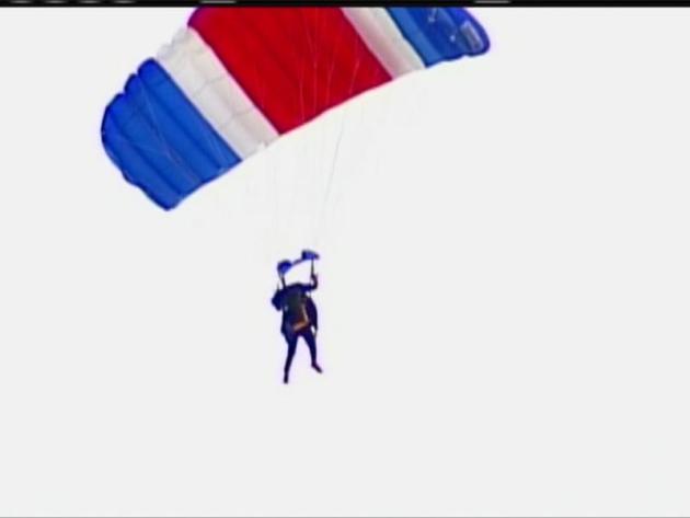 George H.W. Bush Goes Skydiving for His 90th Birthday