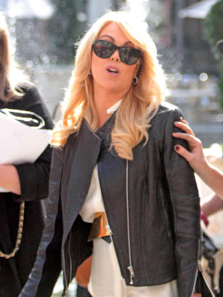 Dina Lohan in Sunglasses