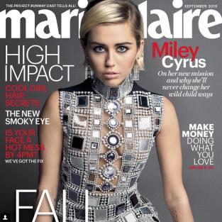 Miley Cyrus Marie Claire Photo